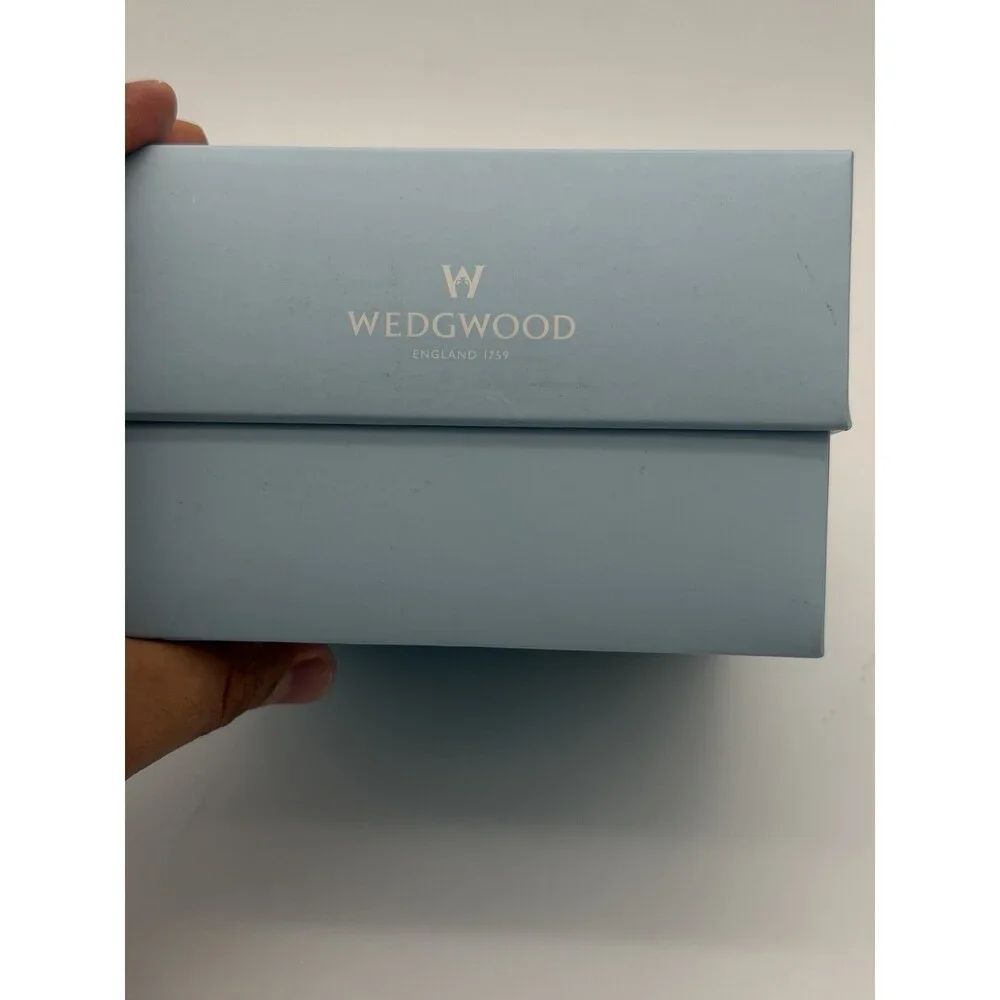 Wedgwood Jasperware Dancing Hours Blue/white Christmas Ornament Porcelain Boxed